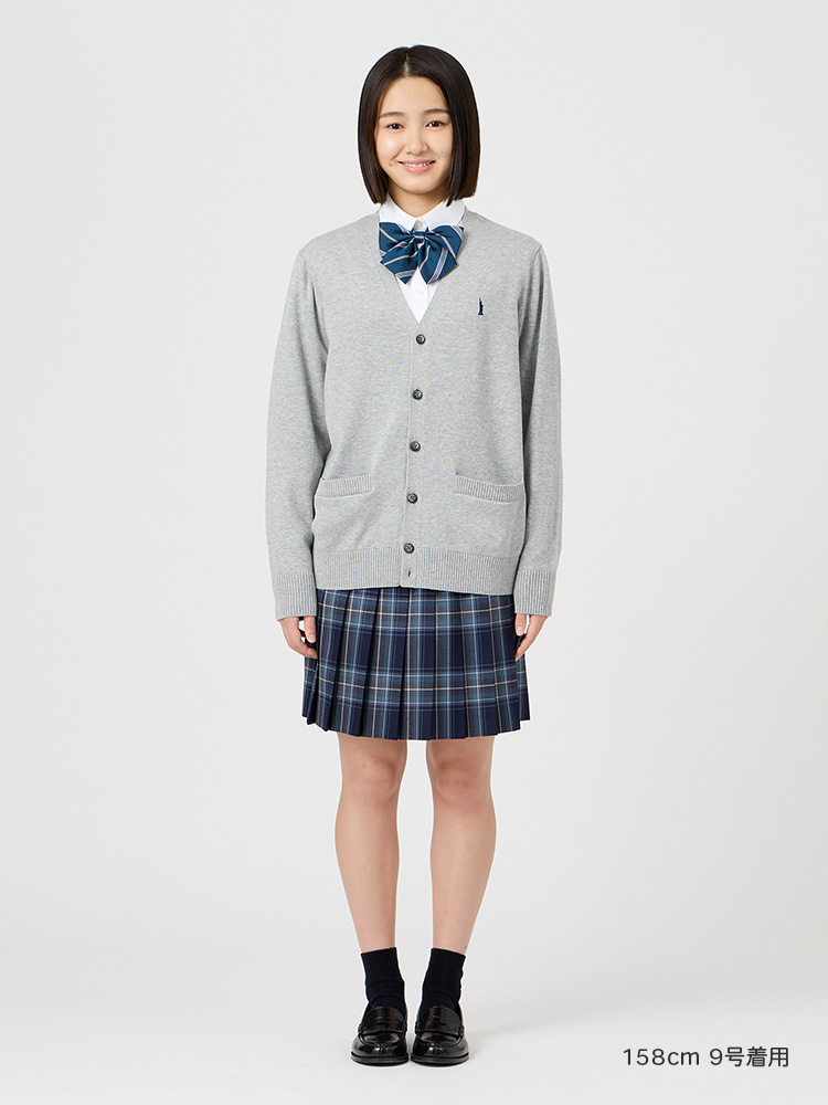 定番　綿カーディガン12G　ハイゲージ（薄手）