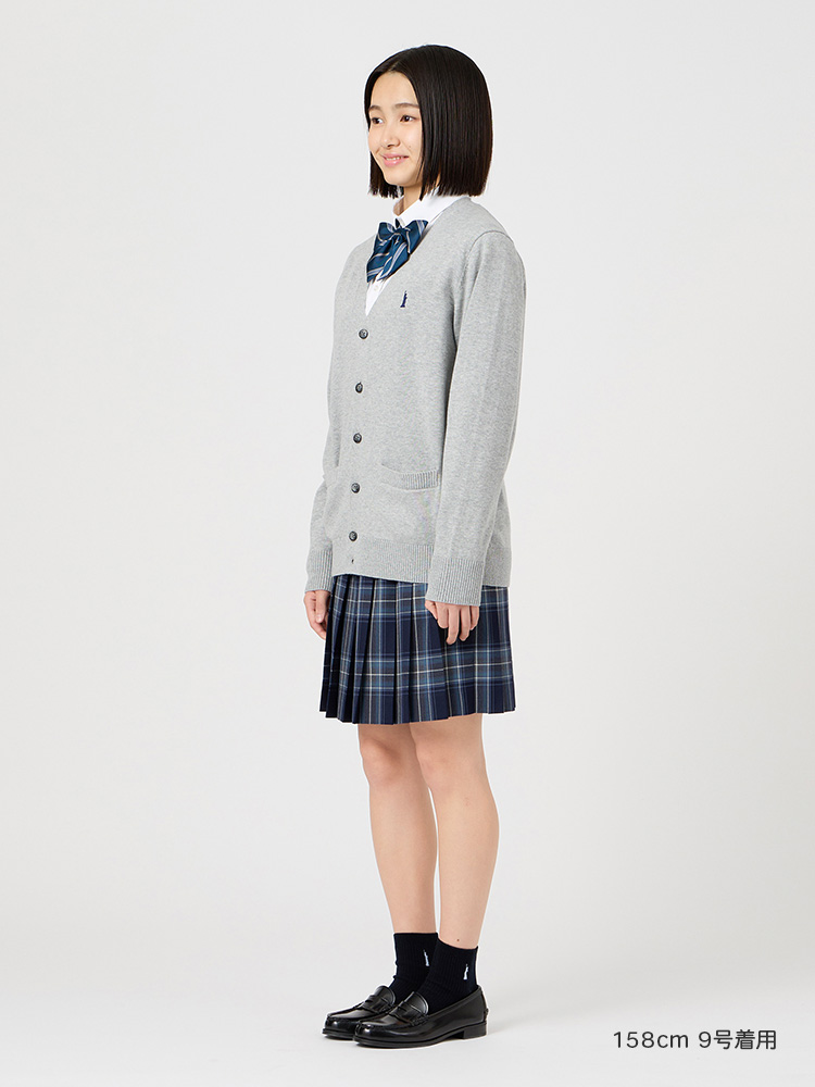 定番　綿カーディガン12G　ハイゲージ（薄手）