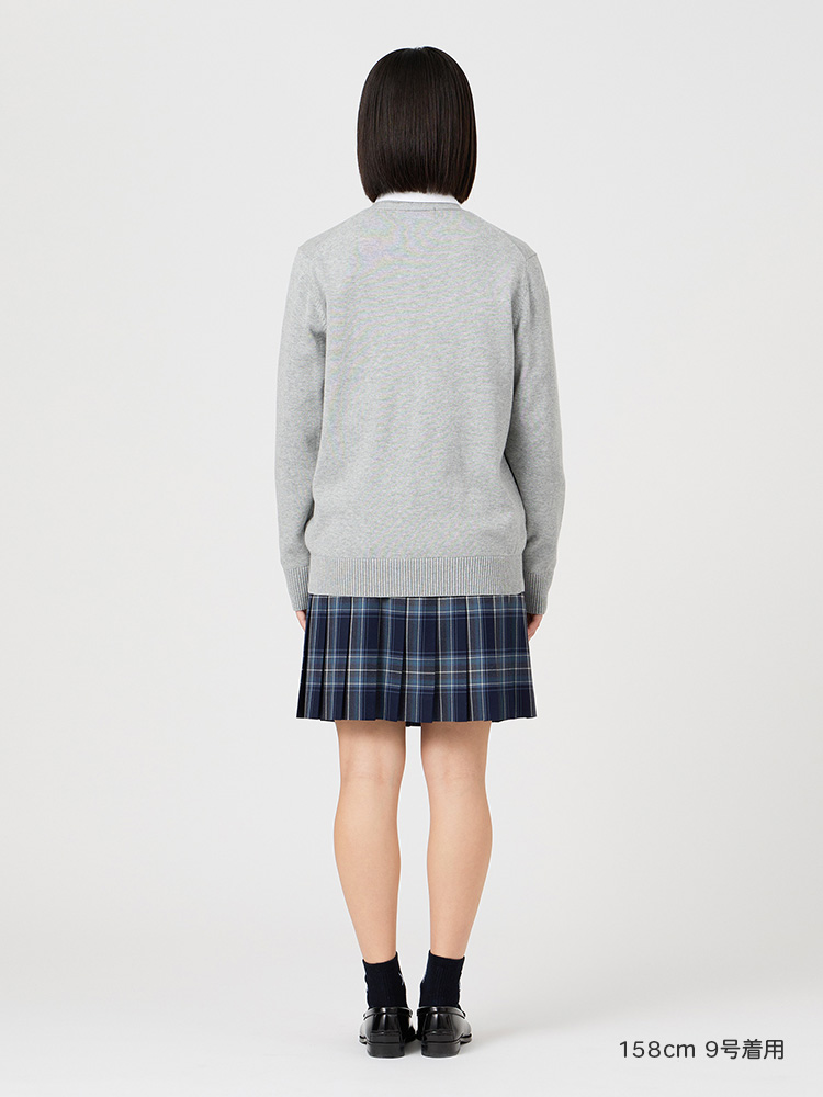 定番　綿カーディガン12G　ハイゲージ（薄手）