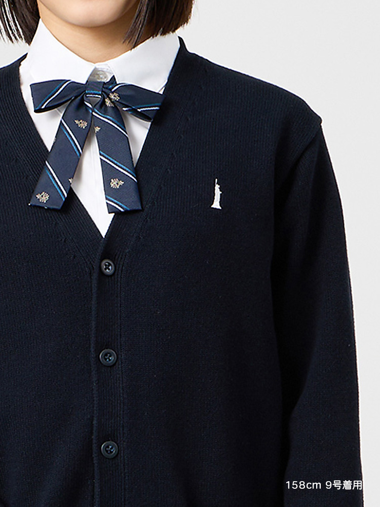 【ONLINE限定】綿カーディガン7G（ピュアホワイト女神）