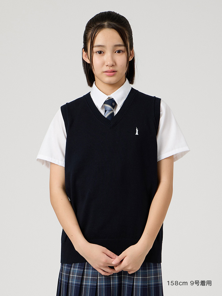 【薄手】COOLMAXベスト12G【ONLINE限定】〈ハイゲージ〉薄手（ピュアホワイト女神）