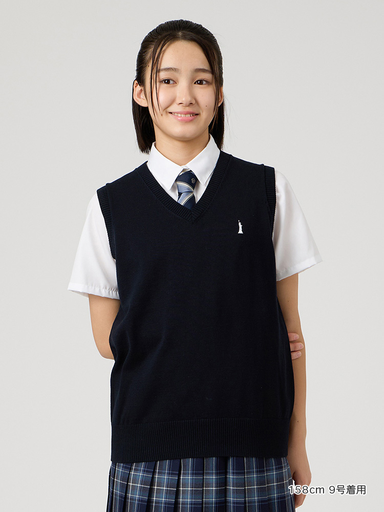 【薄手】COOLMAXベスト12G【ONLINE限定】〈ハイゲージ〉薄手（ピュアホワイト女神）