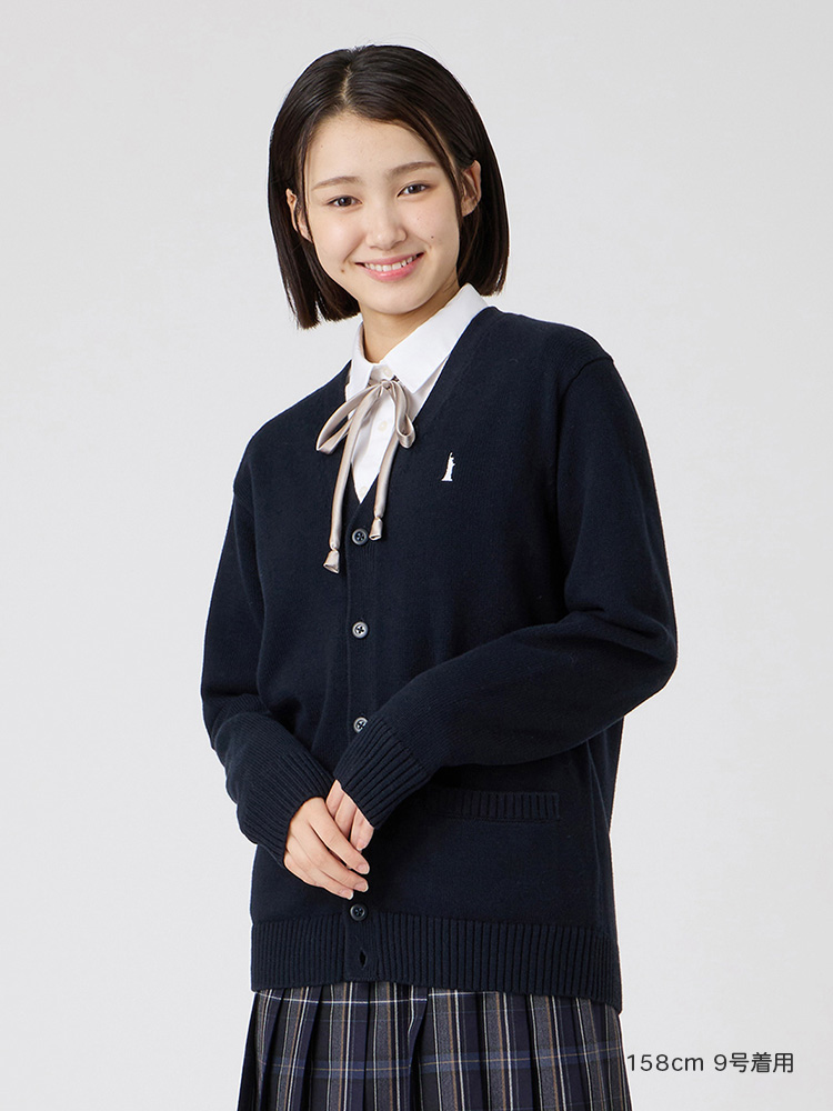 【ご予約】【綿×裏暖】プレーティングカーディガン7G【ONLINE限定】（ピュアホワイト女神）