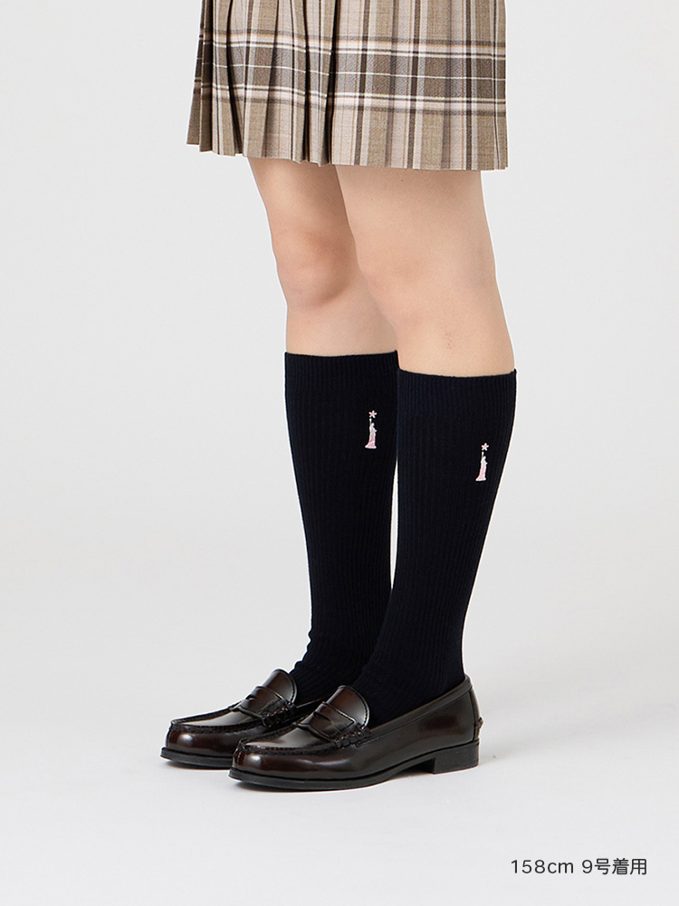 両面刺繍ソックス 32cm（さくら女神）