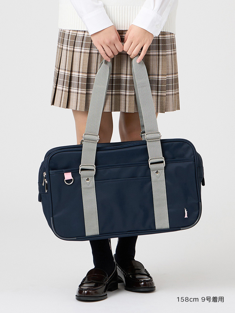 ナイロンバッグ　Wファスナー（さくら女神）