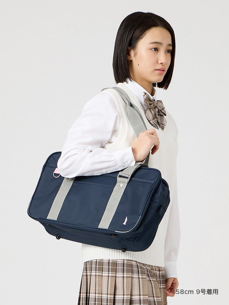 ナイロンバッグ　Wファスナー（さくら女神）