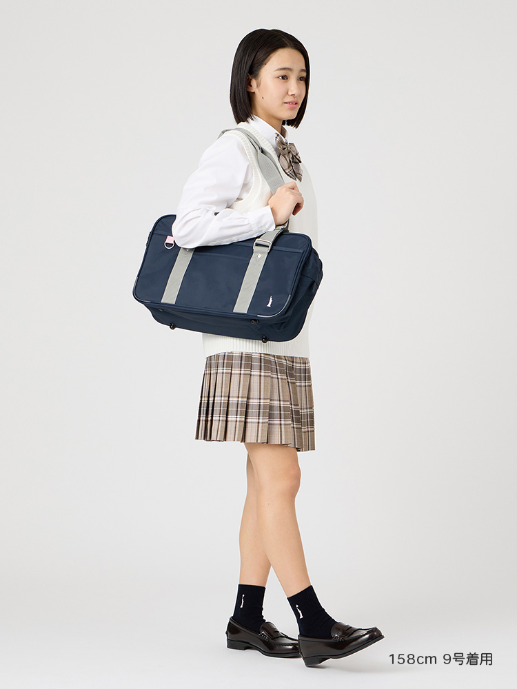 ナイロンバッグ　Wファスナー（さくら女神）