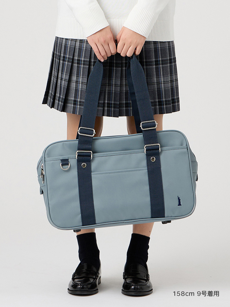 カラーナイロンバッグ　Wファスナー