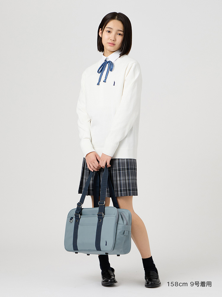 カラーナイロンバッグ　Wファスナー