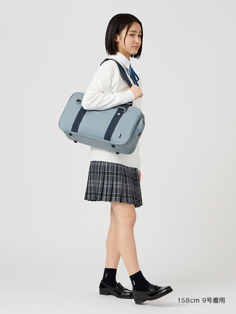 カラーナイロンバッグ　Wファスナー