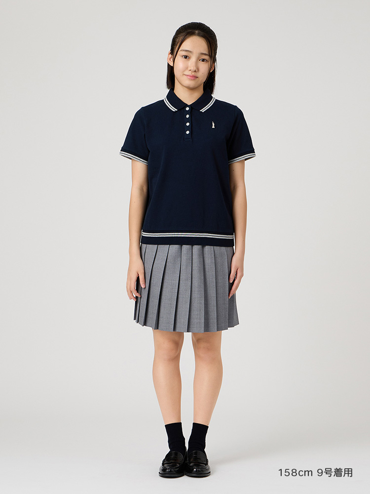 Venus 無地プリーツスカート（48cm丈）裏地付