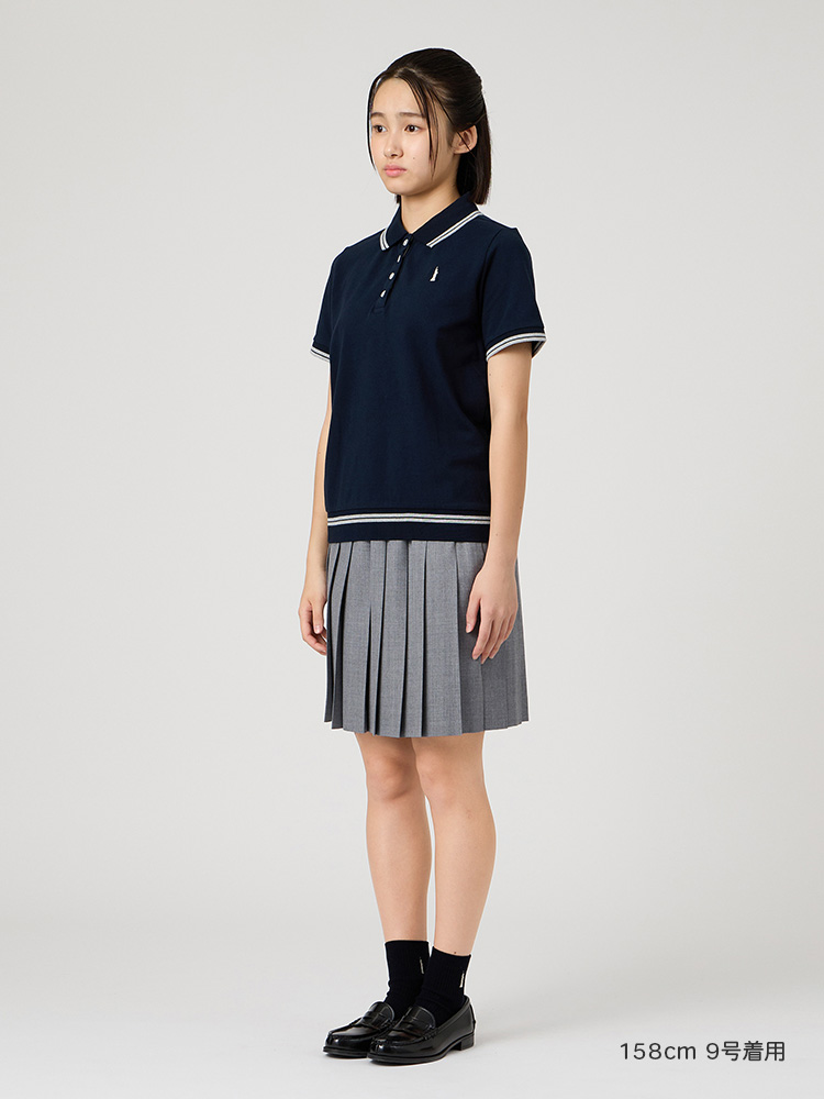 Venus 無地プリーツスカート（48cm丈）裏地付