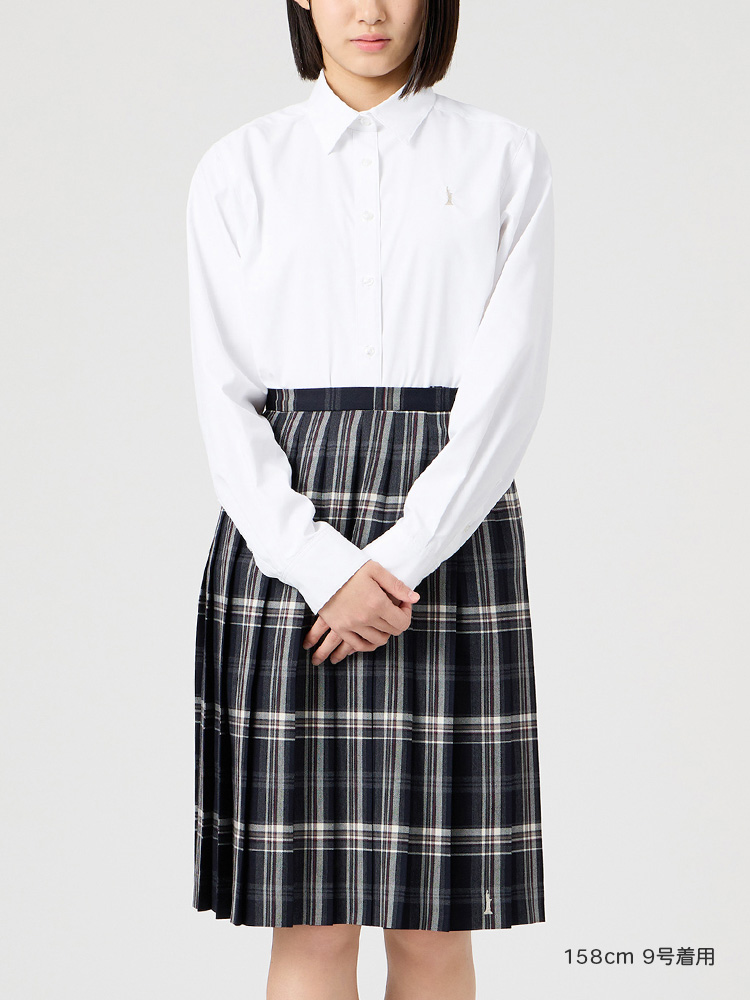 Venus チェックスカート（58cm丈）裏地付 女神刺繍入り