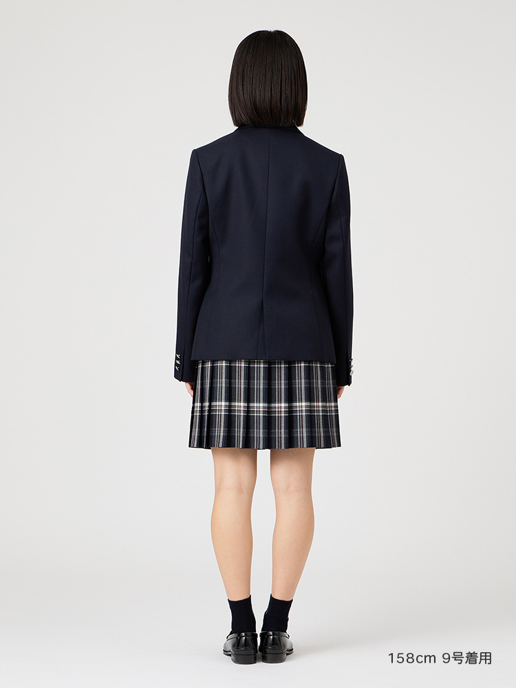 Venus 小さめエンブレム／丈短めブレザー〈2つボタン／シルバー〉