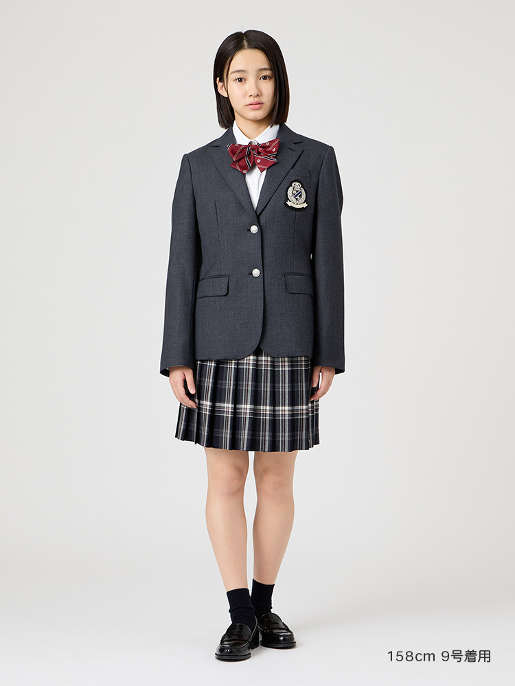 Venus ブレザー〈2つボタン／シルバー〉