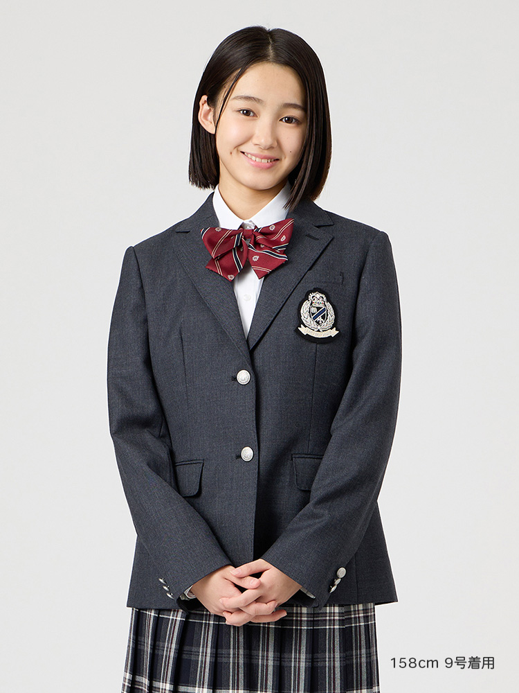 Venus ブレザー〈2つボタン／シルバー〉