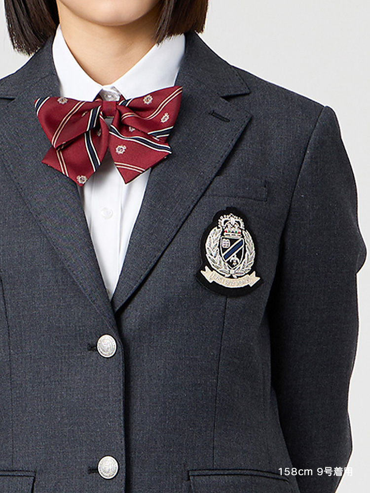 Venus ブレザー〈2つボタン／シルバー〉