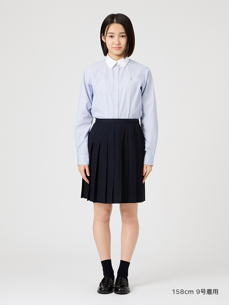 Venus クレリックシャツ〈ストライプ柄〉