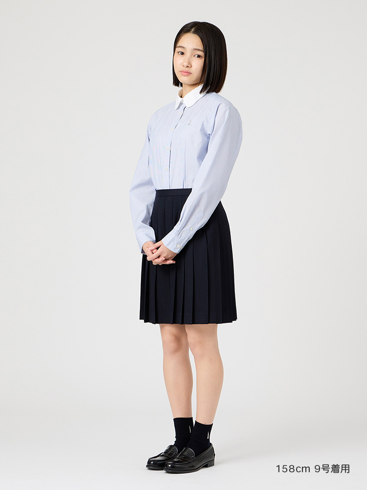 Venus クレリックシャツ〈ストライプ柄〉