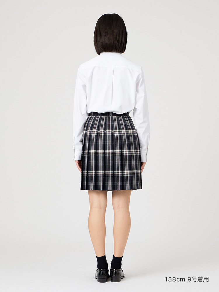 Venus チェックスカート（48cm丈）裏地付 女神刺繍入り