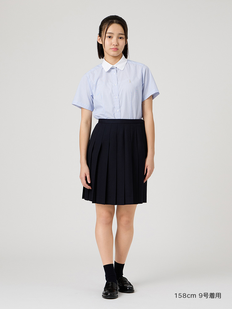 Venus 半袖T/Cストライプクレリックシャツ