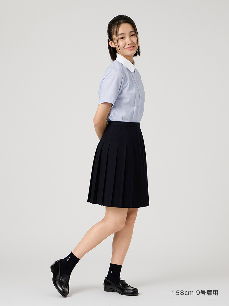 Venus 半袖T/Cストライプクレリックシャツ