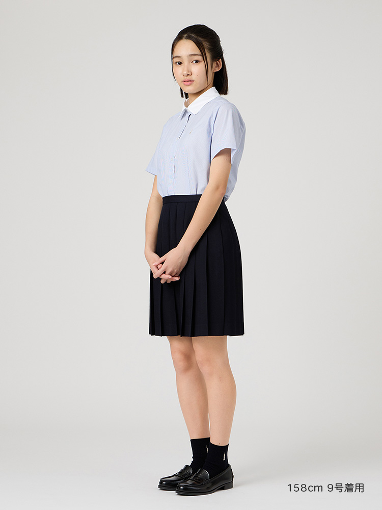 Venus 半袖T/Cストライプクレリックシャツ