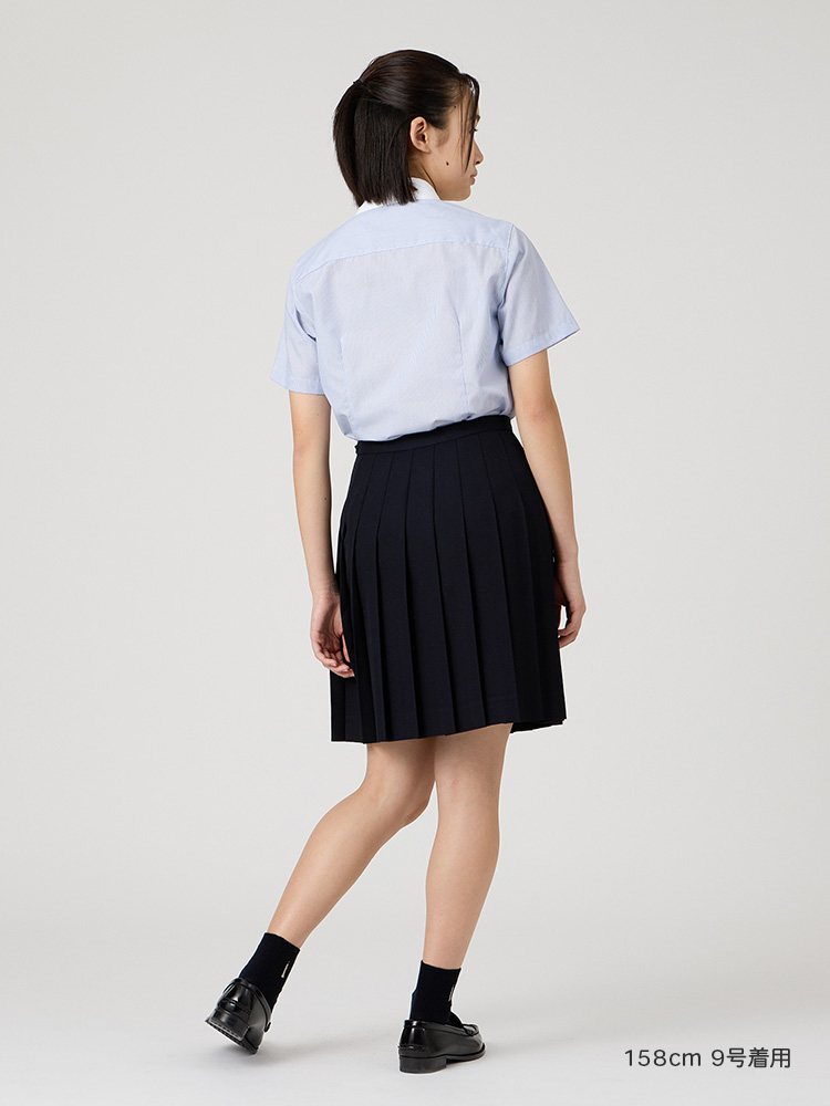 Venus 半袖T/Cストライプクレリックシャツ