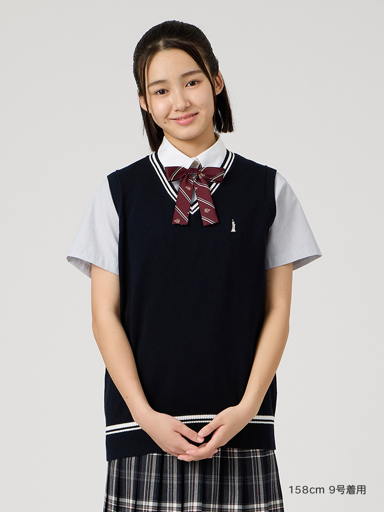 【薄手】Venus COOLMAXベスト12G〈ライン入り〉薄手