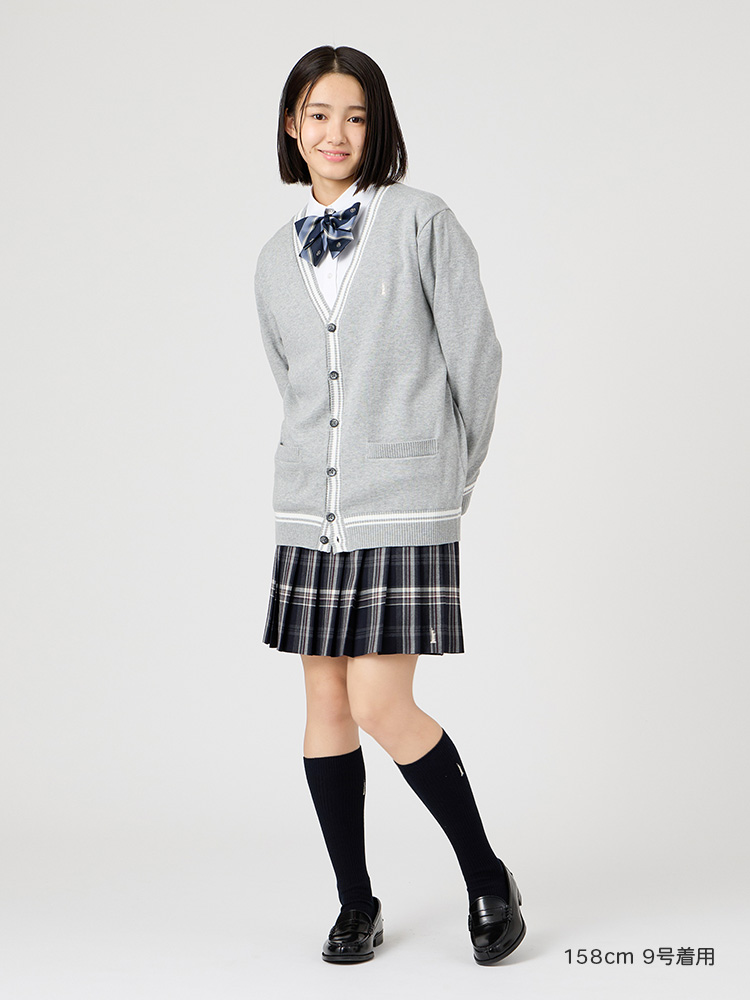 Venus 両面刺繍ソックス 32cm（シルバー）