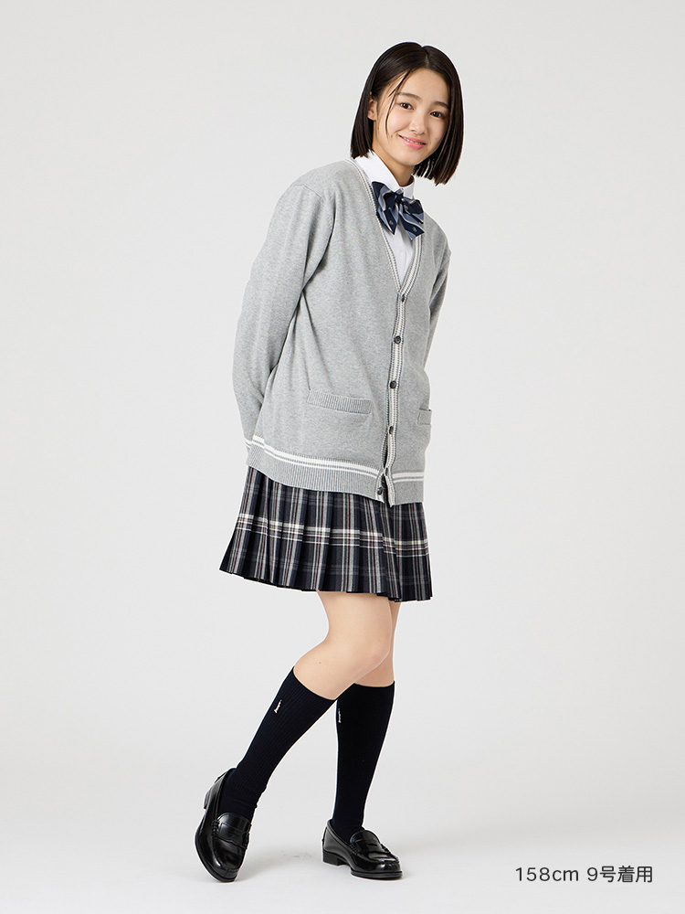 Venus 両面刺繍ソックス 32cm（シルバー）