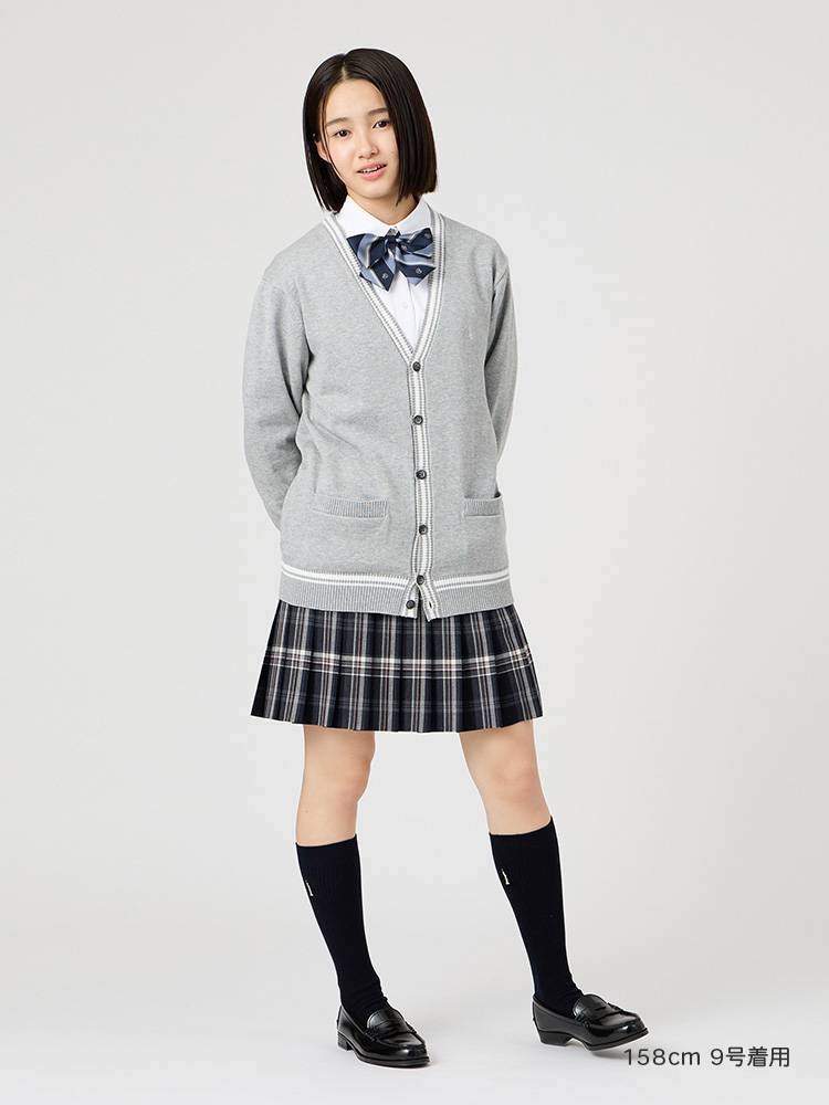 Venus 両面刺繍ソックス 32cm（シルバー）