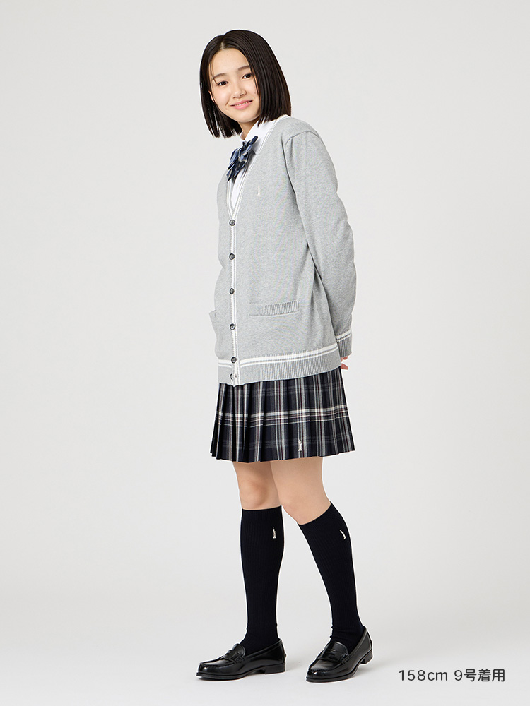 Venus 両面刺繍ソックス 38cm（シルバー）