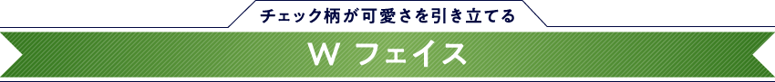 Wフェイスタイトル